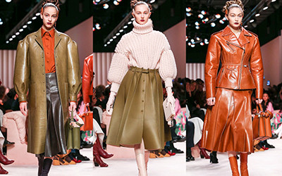 Коллекция женской одежды в деталях Fendi осень-зима 2020-2021
