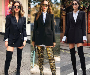 С чем носить ботфорты? Примеры на модных блогерах.