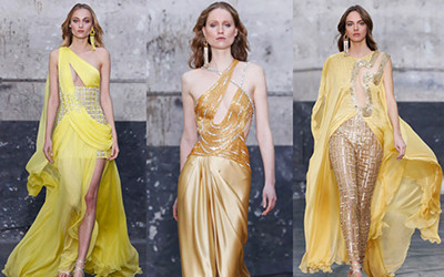 Вечерние платья и костюмы Georges Chakra Haute Couture весна-лето 2022
