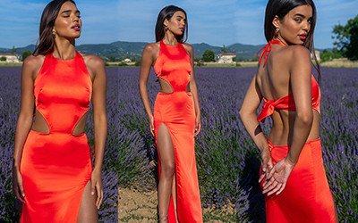 Яркие летние платья и топы с юбками La Semaine Paris 2021
