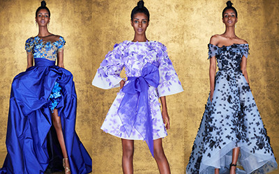 20 самых роскошных вечерних платьев из коллекции Marchesa Pre-Fall 2021