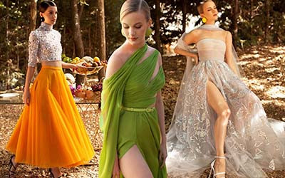 Вечерние платья и нарядные костюмы Georges Hobeika весна-лето 2020