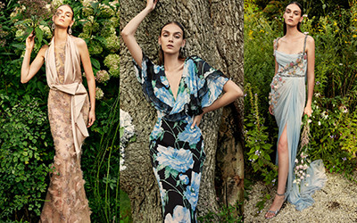 20 цветочных платьев на выпускной от бренда Marchesa
