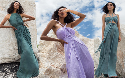 Роскошные пляжные платья из хлопка Kasia Kulenty 2021