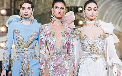 Вечерние платья и костюмы Elie Saab Haute Couture весна-лето 2020